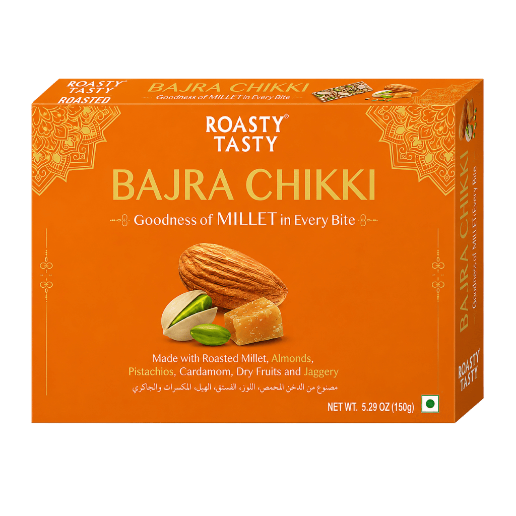 Roasty Tasty Bajra Chikki 150 g buy online USA - 1